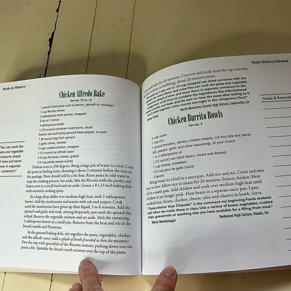 Meals In Minutes Cookbook Paperback Quick & Easy Recipes 2017 - Picture 8 of 11